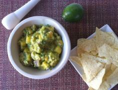 Pineapple Mango Guacamole - A Cedar Spoon