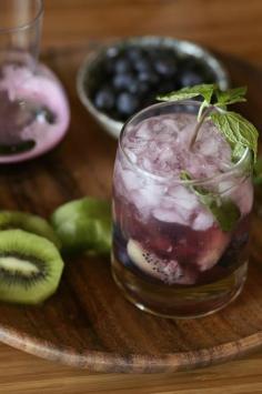 
                    
                        Blueberry-Kiwi Mojito
                    
                