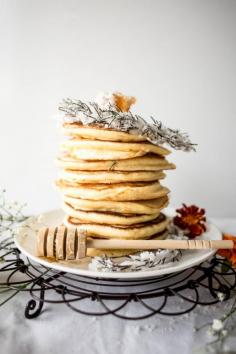 
                    
                        ORANGE BLOSSOM, ROSEMARY AND RICOTTA HOTCAKES
                    
                