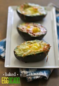 What?? Did someone invent the best breakfast idea ever?? I think so! Bring on the eggocado! @Kristina Kilmer Kilmer Kilmer Kilmer Kilmer Jones maybe Andrew can make these for brunch? I'm not good at making aggs anyway except scrambled.