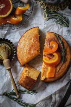 
                    
                        WHOLE BLOOD ORANGE SEMOLINA CAKE WITH ROSEMARY
                    
                