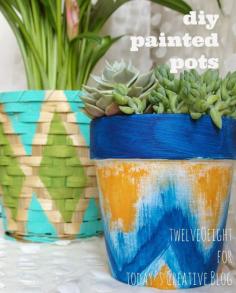 Love the ikat pot! Diy