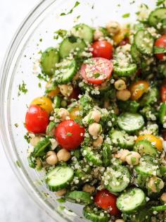 Quinoa Tabbouleh with Chickpeas Recipe