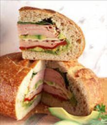 Turkey and Avocado Sandwich Wedges  Recipe :: Hass Avocado Recipes, Fresh Avocado Recipe