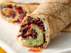 Creamy Avocado & White Bean Wrap Recipe #healthy #recipe