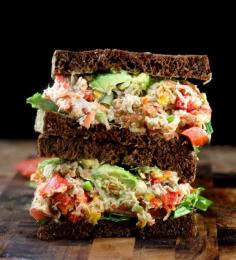 
                    
                        Loaded Chicken (or Tuna) Salad with Greek Yogurt Ranch "Mayo"
                    
                