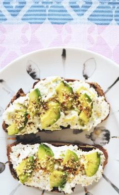 5-Minute Breakfast: Ricotta  Avocado Spread - Clementine Daily