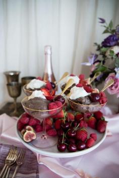 
                    
                        DARK CHOCOLATE MOUSSE WITH BERRIES
                    
                