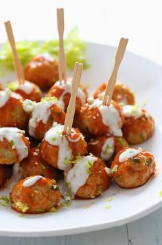 
                    
                        Buffalo Chicken Meatballs
                    
                
