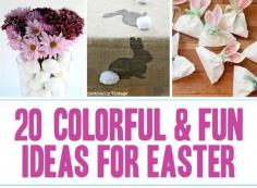 Remodelaholic | 25 Colorful and Fun Ideas for Easter