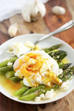 
                    
                        Roasted Asparagus with Lemon Feta Vinaigrette (made w/avocado oil) | GI 365
                    
                