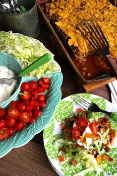 
                    
                        Sweet Potato Tortilla Corn Chip Aztec Pie
                    
                