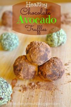 
                    
                        Chocolate Avocado Truffles from Whole New Mom
                    
                