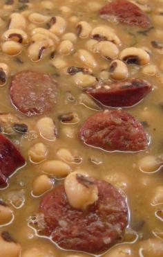 Smoked Sausage and Black-Eyed Peas (Emeril Lagasse)