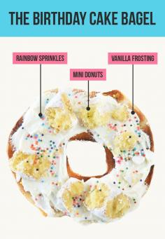 
                    
                        The Birthday Cake Bagel
                    
                