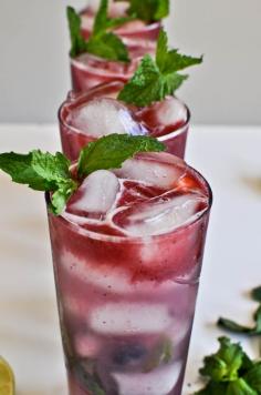 
                    
                        Triple Berry Mojitos I howsweeteats.com
                    
                