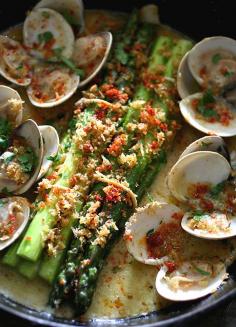 Asparagus  Clams