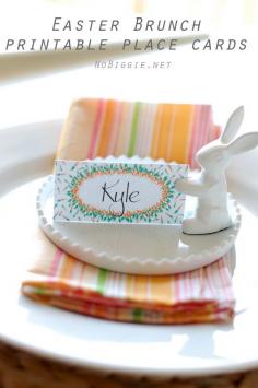 
                    
                        Easter Brunch free printable placecards | NoBiggie.net
                    
                