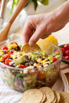 Summer Corn, Avocado  Black Bean Salad