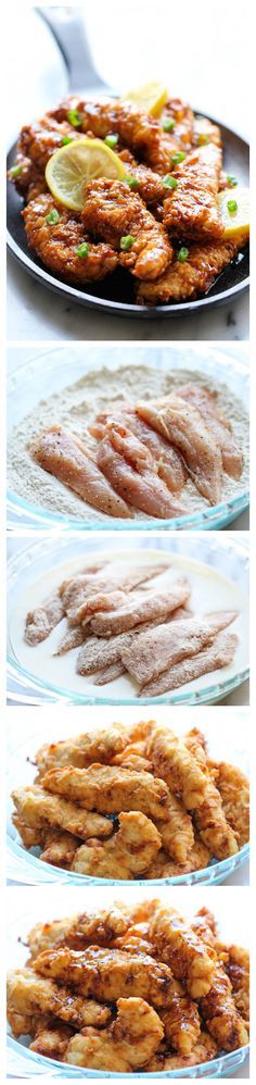 
                    
                        Asian Lemon Chicken Tenders - A wonderful asian twist to your favorite chicken tenders, tossed in the most heavenly sweet, lemon glaze!
                    
                