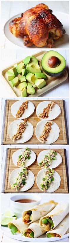 
                    
                        Chicken & Avocado Taquitos
                    
                