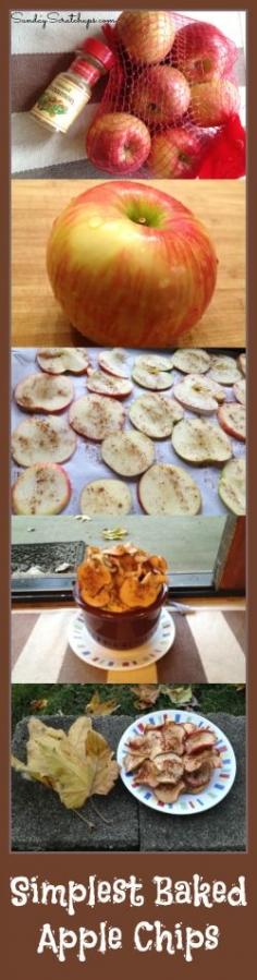 
                    
                        What I made with my cheap Honeycrisp apples from ALDI -- super easy and healthy baked apple chips!
                    
                