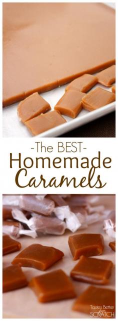 Homemade Caramels.