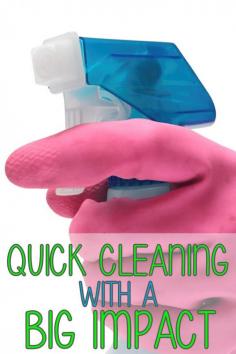 
                    
                        Quick Cleaning with a Big Impact
                    
                