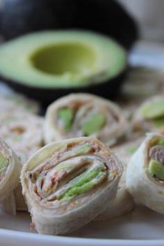 Avocado Salsa Rolls, appetizer/ party food