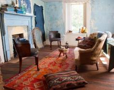 
                    
                        a colorful home // living room
                    
                