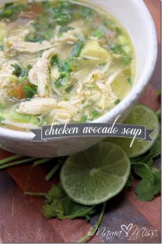 Chicken Avocado Soup #paleo
