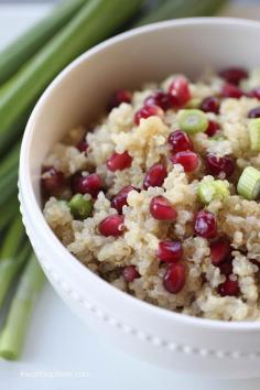 
                    
                        Pomegranate salad with quinoa ...a healthy and delicious recipe!
                    
                