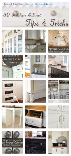 
                    
                        30 Kitchen Cabinet Tips & Tricks
                    
                