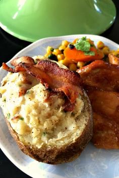 
                    
                        Twice-Baked Potatoes with Bacon at Reluctant Entertainer
                    
                
