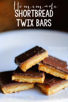
                    
                        Homemade Shortbread Twix Bars
                    
                