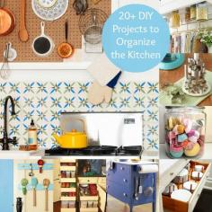 
                    
                        20+ Brilliant DIY Projects to Organize Your Kitchen
                    
                