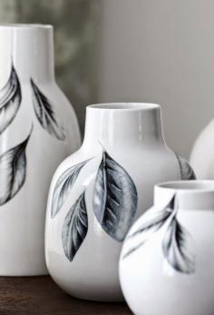 
                    
                        leaves vases by sofie børsting..
                    
                