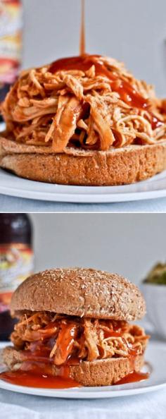 
                    
                        CROCKPOT BBQ CHICKEN I howsweeteats.com
                    
                