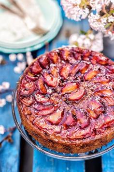 
                    
                        Spiced Plum Upside-Down Cake
                    
                
