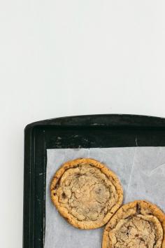 
                    
                        toasted sesame oil cookies with bittersweet chocolate
                    
                