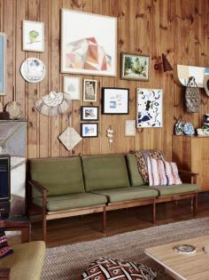 
                    
                        The Geelong home of designer / maker Andrea Shaw of Stampel and her partner Duncan Russell-Smith, a furniture maker. Photo – Eve Wilson. Production – Lucy Feagins on thedesignfiles.net.
                    
                