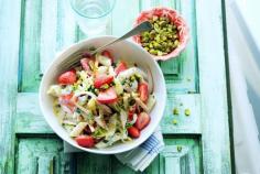 
                    
                        Pasta met aardbeien: beetje vreemd? Juist heel lekker! Recept - Pasta met aardbeien en gerookte kip - Allerhande
                    
                