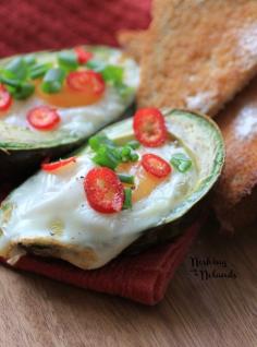 Baked Eggs & Avocado :)