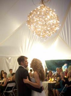 DIY - Grapevine Ball Chandelier