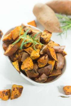 
                    
                        Rosemary Roasted Sweet Potatoes
                    
                