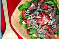 
                    
                        Strawberry & Gorgonzola Cheese Watercress Salad with Chia Seeds
                    
                