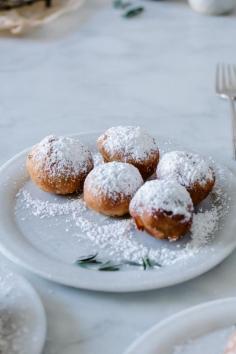 
                    
                        rosemary & lindt white chocolate truffle beignets
                    
                