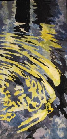 
                    
                        Barbara Schneider, Reflections Venice, hand dyed fabrics, Art Quilt
                    
                