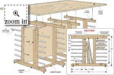 
                    
                        Embedding stock storage into a workbench cabinet.  My big rack didn't end up with a space to store metal rods, etc.  Perhaps I could build a rack for those inside the rolling cart storage to the left of the chop saw?
                    
                