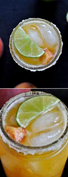 
                    
                        Peach Margaritas I howsweeteats.com
                    
                